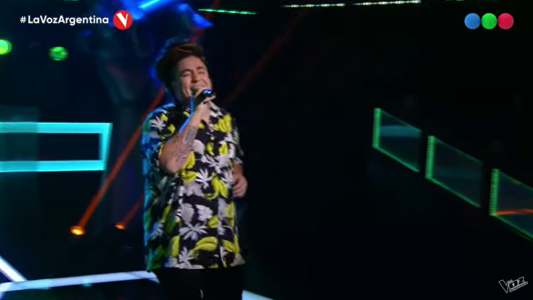 ¿Un posible ganador? Franco Leiva conquistó al jurado de La Voz Argentina al interpretar "Is this love"