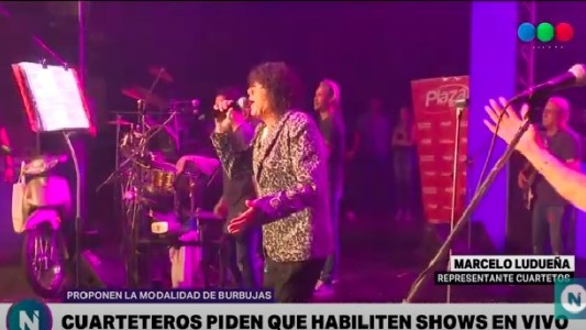 Cuarteteros piden bailes con burbujas