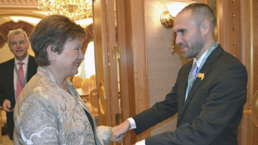 Guzmán participará hoy de la cumbre del G20 y mañana se reunirá con la jefa del FMI