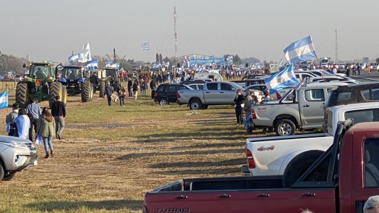 San Nicolás: protesta del campo contra el "creciente intervencionismo del Estado"