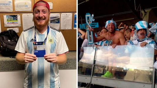 La increíble historia del argentino que consiguió la primera entrada para la final de la Copa América