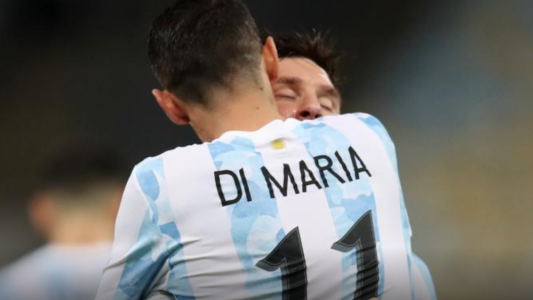 Mirá el golazo de Di María para el el 1 a 0 de Argentina frente a Brasil