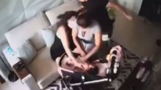 Difunden video de famoso DJ golpeando a la esposa con su beba en brazos