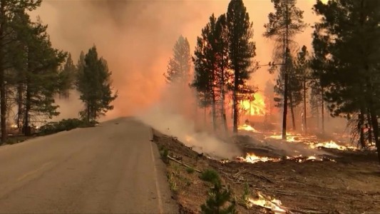 Tremendos incendios por la ola de calor en Estados Unidos