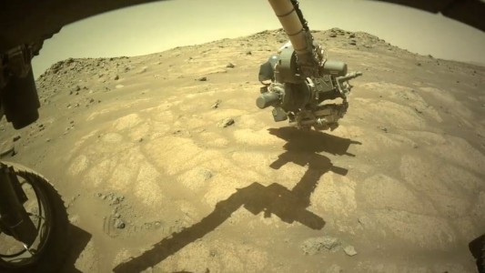 El rover Perseverance de la NASA reveló una formación rocosa única en Marte