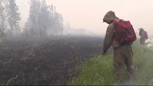 Las temperaturas extremas incendian Siberia
