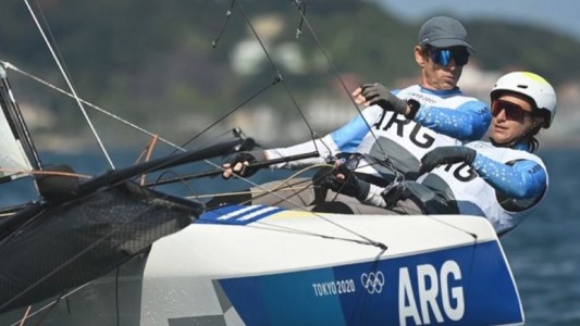 Un debut que ilusiona a la dupla Lange-Carranza, campeones olímpicos de vela, en Tokio 2020