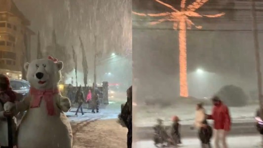 Brasileros disfrutan de la nieve en medio de una histórica e inédita ola polar