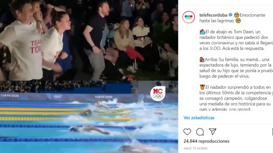 VIDEO: el nadador que sufrió coronavirus dos veces y se consagró en los JJ.OO.