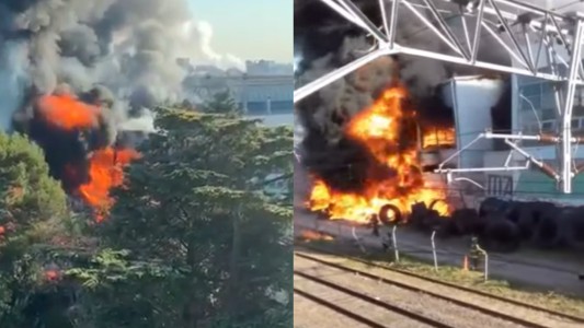 Grave incendio en la planta de la Cervecería Quilmes: no hay heridos