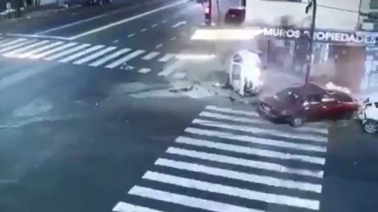 Así fue el choque múltiple que dejó un muerto en Flores