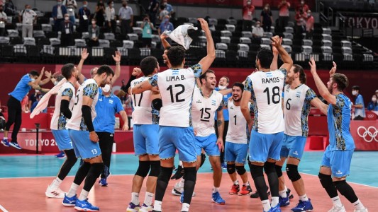 Juegos Olímpicos: histórica victoria argentina en voley para clasificar a semis