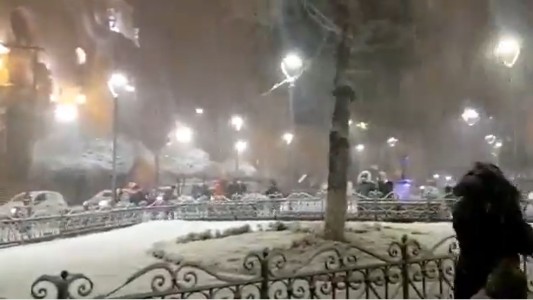 Intensa nevada obliga a suspender actividades en Potosí