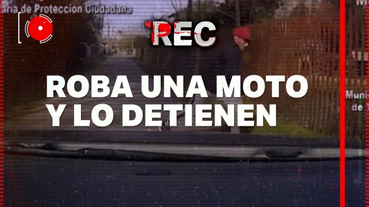 Roba una moto y lo detienen - #REC