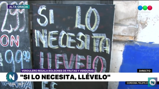 La iniciativa solidaria de una verdulería en Alta Gracia