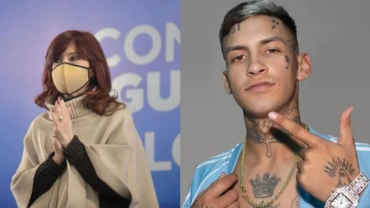 L-Gante le dedica un párrafo de su nueva canción a Cristina Kirchner