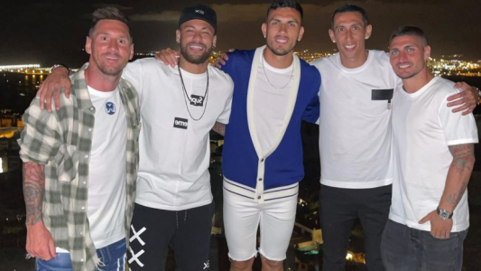 "Otra vez juntos": el posteo de Neymar tras la llegada de Messi a París