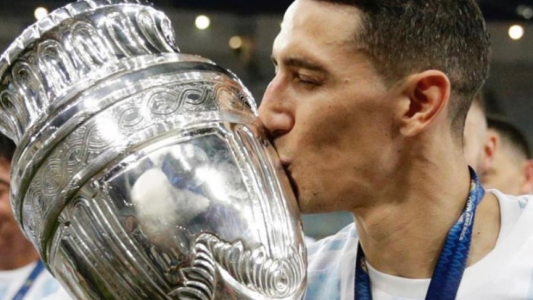 A un mes de ganar la Copa América, Ángel Di María siguió celebrando en redes sociales