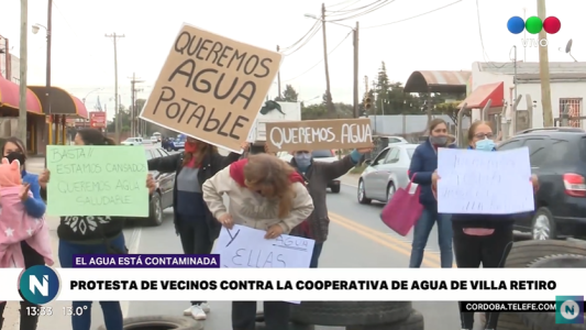 Reclaman agua potable en Villa Retiro