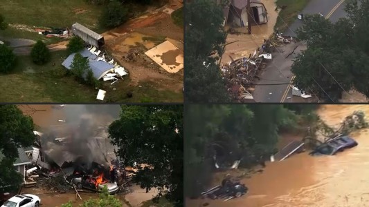 Al menos 20 muertos por inundaciones en el sur de Estados Unidos