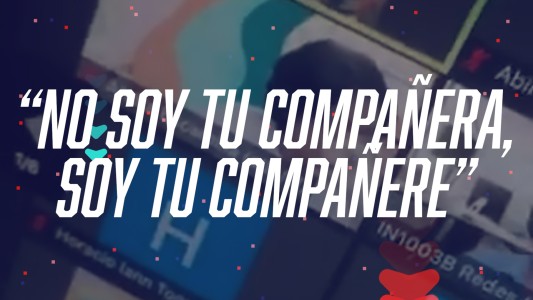Gritó en plena clase que le llamen "Compañere"