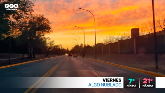 Fresco por la mañana, seco, ascenso de temperatura, máxima de 21°