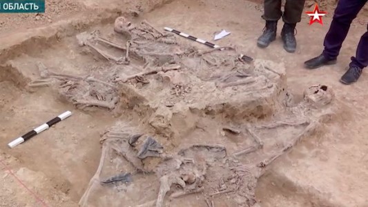 Hallaron el "agujero del infierno" de los nazis en Rusia: miles de restos de mujeres, nenes y bebés masacrados