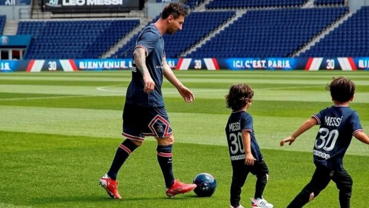 Thiago y Mateo Messi se entrenarán en PSG