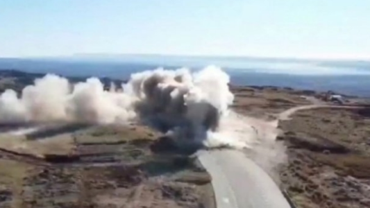 Altas Cumbres: por voladuras, está cerrado el camino