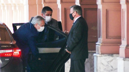 El Presidente llegó a la Casa Rosada: expectativa por anuncio de cambios en el Gabinete