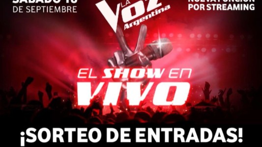 Ganá entradas para el show de #LaVozArgentina
