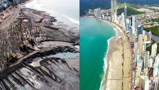 "La Dubai brasileña": Camboriú triplica su franja costera para atraer al turismo