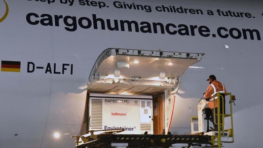 Llegaron 192 mil vacunas Sinopharm y la Argentina ya recibió más de 65,8 millones de dosis