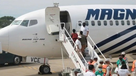 México inició vuelos de repatriación voluntaria de migrantes haitianos
