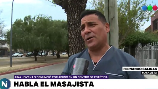 EXCLUSIVO: Habló el masajista acusado de abuso en el centro de estética