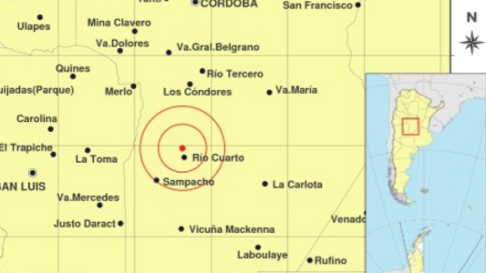 Un sismo de 3,1 grados hizo temblar al centro de Córdoba