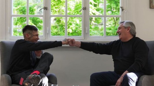 L-Gante se defendió de las críticas por su reunión con Alberto Fernández