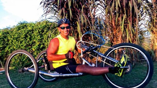 Santiago Gutiérrez redobla sus desafíos: Ahora la Ruta 40 en bici adaptada