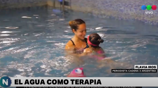 La natación, una terapia apropiada para la salud física y mental