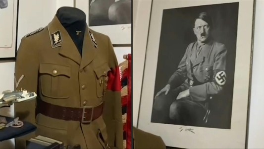 Hallan material nazi en casa de un acusado de abuso de menores