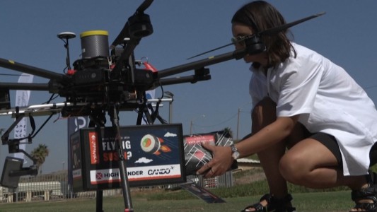 Video: lanzan el delivery de comida con drones