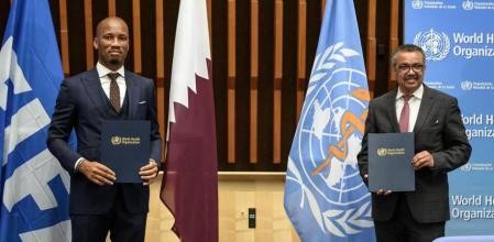 Drogba fue nombrado embajador de la OMS para el Deporte y la Salud