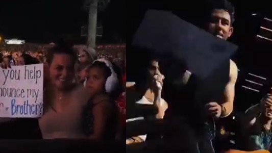 ¿Nena o nene? Los Jonas Brothers revelaron el sexo del bebé de una fanática en pleno show