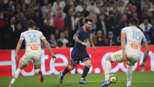 El clásico de Francia: no se sacaron ventajas el PSG de Messi y el Marsella de Sampaoli