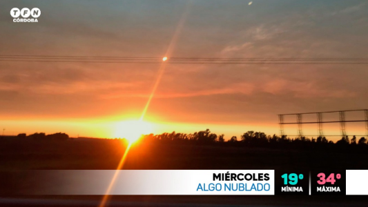 Otra jornada caliente, viento norte, máxima 34°