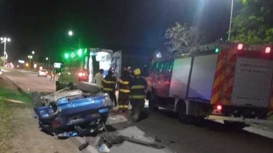 Santa Fe: despistó, volcó y terminó muerto en la banquina
