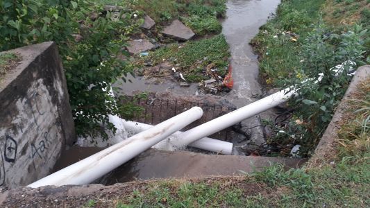 Por obras de cloacas, se inundaron viviendas