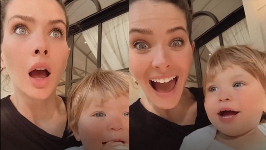 Emoción total: la reacción de la China Suárez cuando su hijo le dijo "Mamá" por primera vez