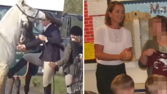 Video escalofriante: filmaron a una mujer jinete dándole una brutal paliza a su caballo