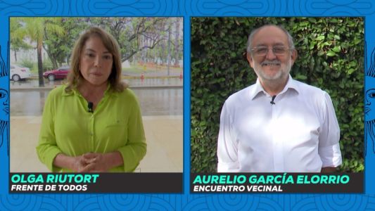 Entre candidatos: Riutort y Garcia Elorrio